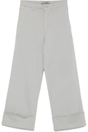 D.EXTERIOR Pantalones rectos con pinzas