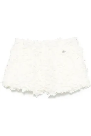 DOUUOD KIDS Bermudas con aplique floral