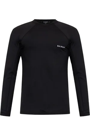 Balmain Camiseta con logo bordado