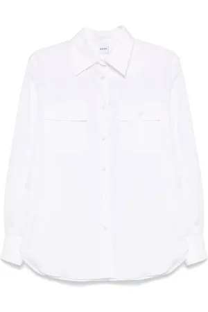 Aspesi Camisa de algodón y popelina