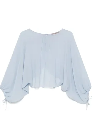 D.EXTERIOR Blusa semitranslúcida