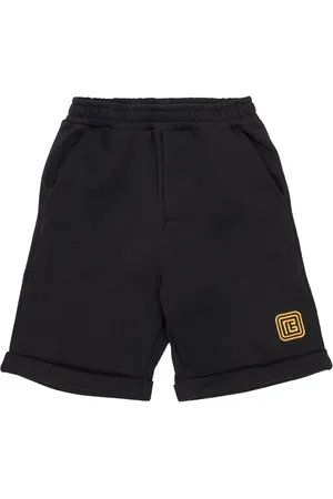 Balmain Bermudas con logo bordado