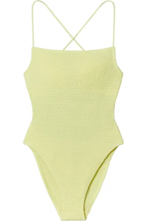 Tory Burch Bañador con detalle fruncido