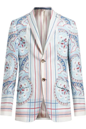Etro Blazer con estampado de cachemira