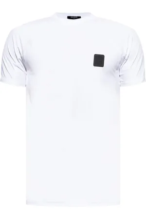 Balmain Camiseta con parche del logo