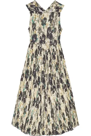 Ganni Vestido con motivo floral