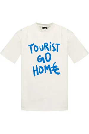 44 Label Group Camiseta con eslogan estampado