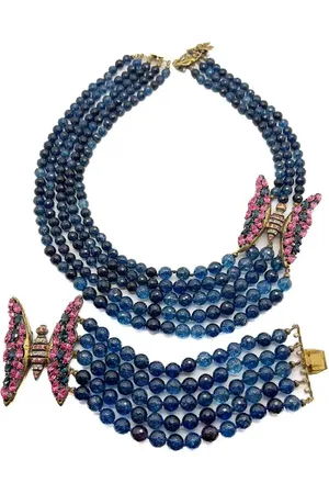 JENNIFER GIBSON JEWELLERY Collar Italian Vintage Grande Butterfly 1990 pre-owned