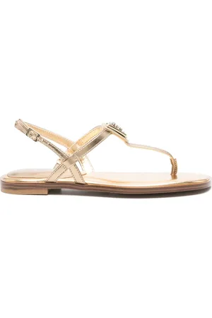 Guess Sandalias con placa del logo