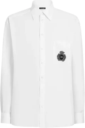 Dolce & Gabbana Camisa con logo bordado