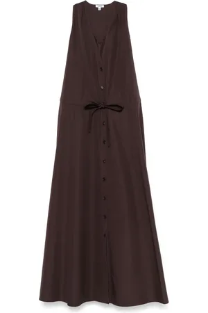 Aspesi Vestido midi con cinturilla elástica