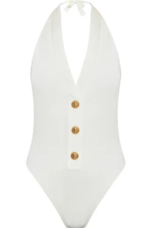 Balmain Bañador con detalle de botones