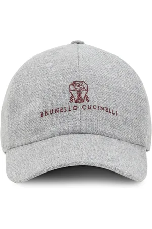 Brunello Cucinelli Gorra con logo bordado