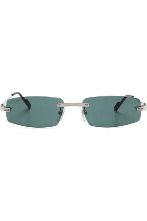Cartier Gafas de sol con montura rectangular