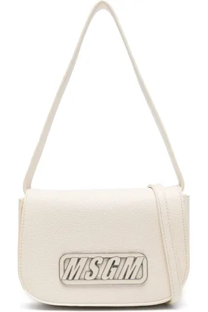Msgm Bolso de hombro con placa del logo
