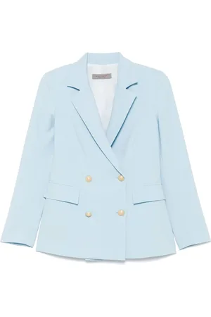 D.EXTERIOR Blazer con doble botonadura