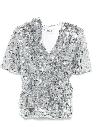 ALMAZ Vestido corto con lentejuelas