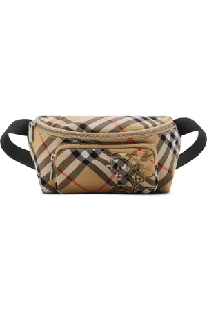 Burberry Riñonera pequeña a cuadros