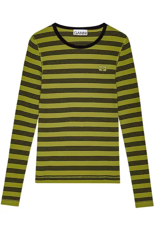 Ganni Camiseta a rayas