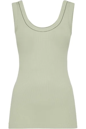 Brunello Cucinelli Top de canalé