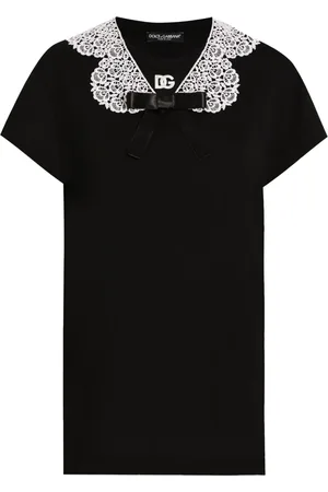 Dolce & Gabbana Blusa con ribete de encaje
