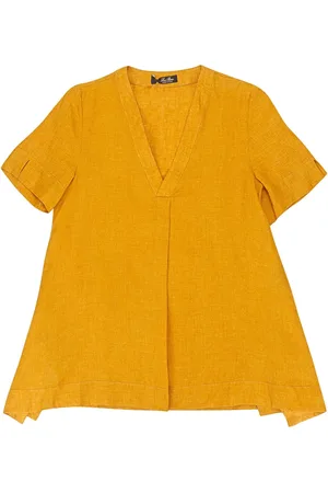 Loro Piana Blusa con cuello en V