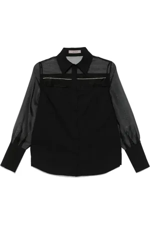D.EXTERIOR Camisa con detalle de cuentas