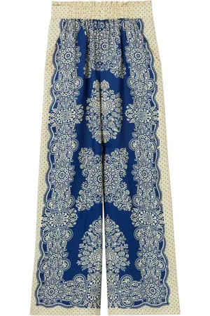 Claudie Pierlot Pantalones palazzo con estampado mixto