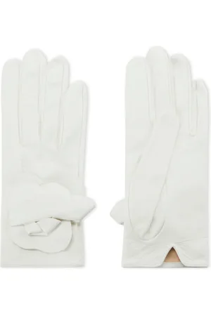 Elisabetta Franchi Guantes con apliques florales