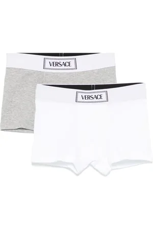 VERSACE Pack de dos bóxeres de canalé