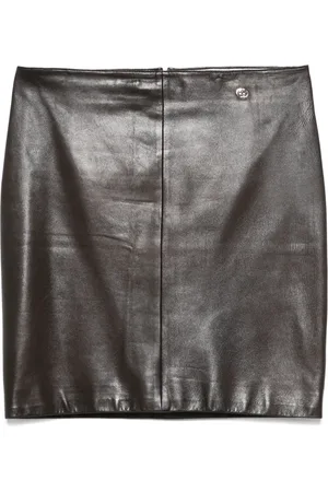 Gucci Falda corta de piel 2000