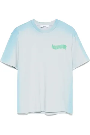 Msgm Camiseta con logo estampado