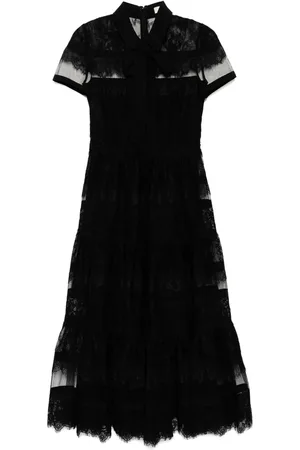 Elie saab Vestido midi de encaje