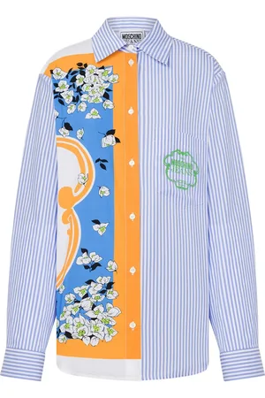 Moschino Camisa con diseño patchwork