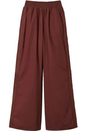 Twin-Set Pantalones con diseño tejido