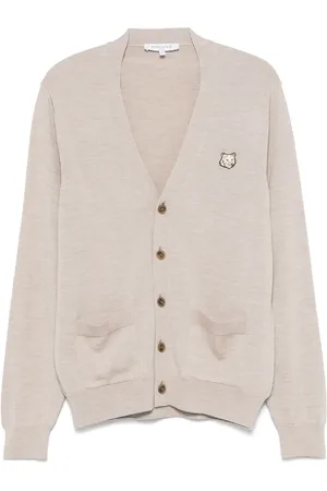 Maison Kitsuné Cárdigan con parche Bold Fox Head
