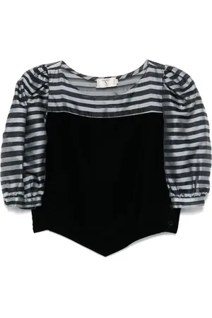 VALENTINO GARAVANI Blusa de terciopelo 1980