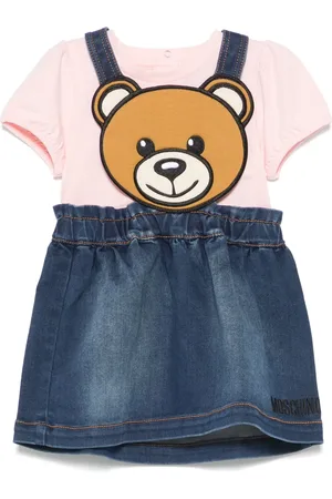 Moschino Conjunto Leo Teddy con falda