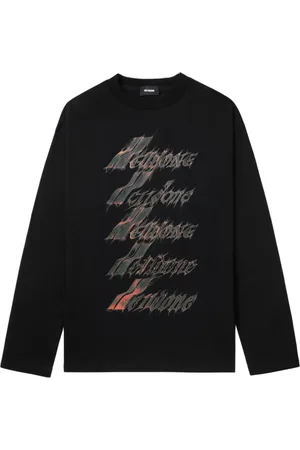 We11 Done Camiseta con motivo de texto