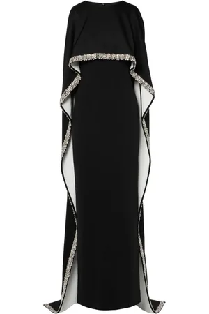 Roland Mouret Vestido de fiesta estilo capa con apliques