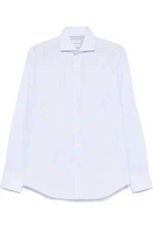 Brunello Cucinelli Camisa a rayas