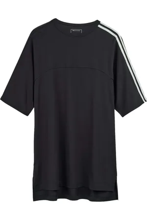 Y-3 Camiseta de algodón a rayas de x