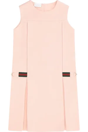 Gucci Vestido de algodón con detalle Web