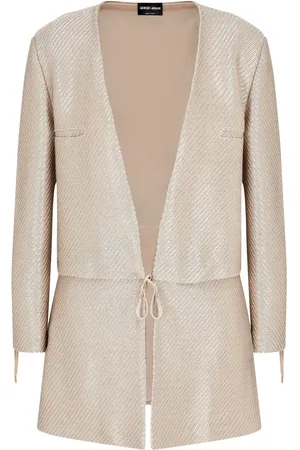 Giorgio Armani Chaqueta de rafia en jacquard