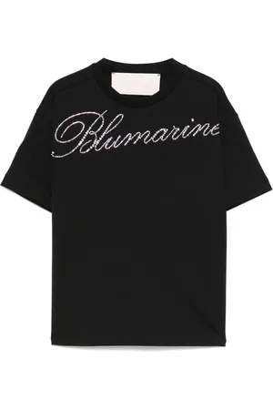 MISS BLUMARINE Camiseta con aplique del logo