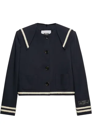 Msgm Chaqueta con ribete en contraste