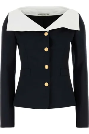 Alessandra Rich Blazer stretch Navy Blue