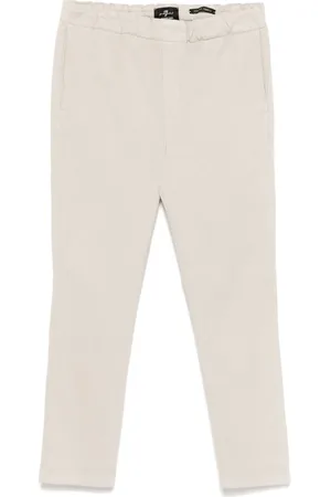 7 for all Mankind Pantalones chinos ajustados de sarga