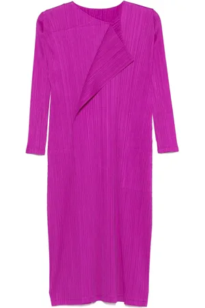 PLEATS PLEASE ISSEY MIYAKE Vestido midi Light Wave