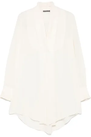 Alexander McQueen Blusa de seda